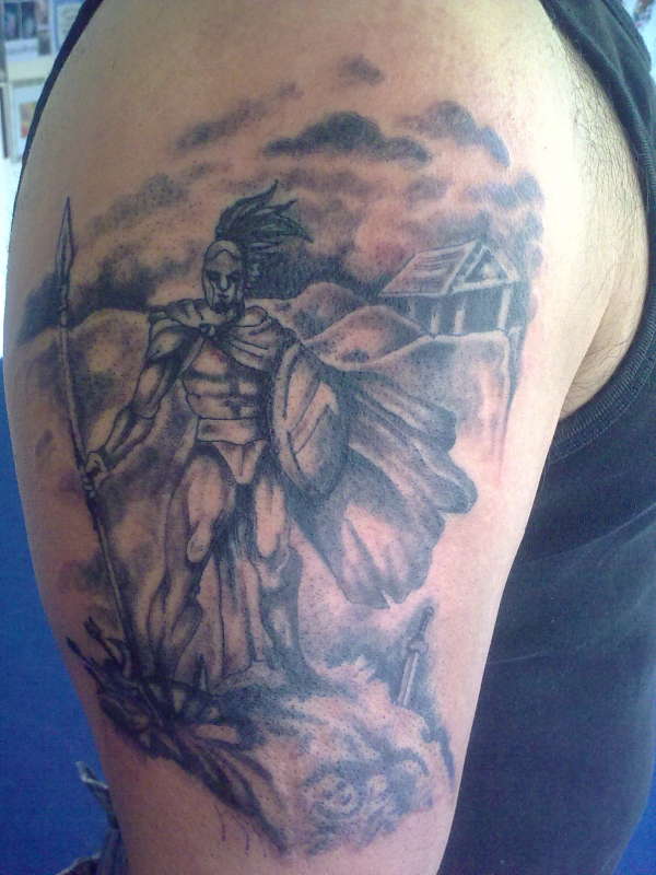 spartan warrior tattoo