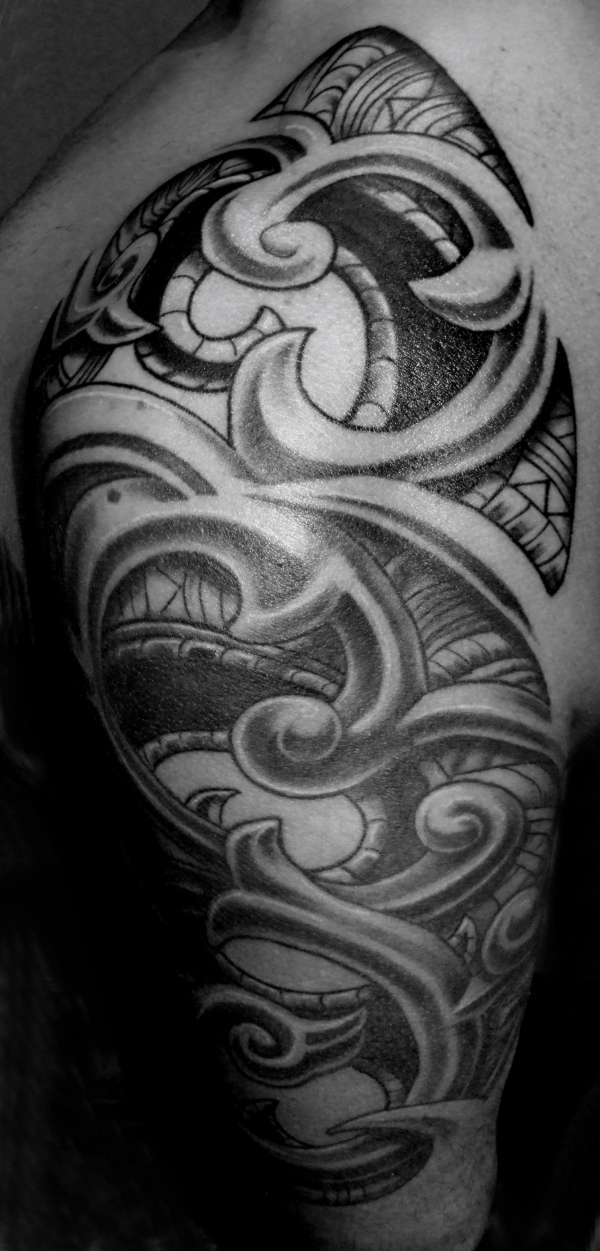 Custom cover-up tattoo