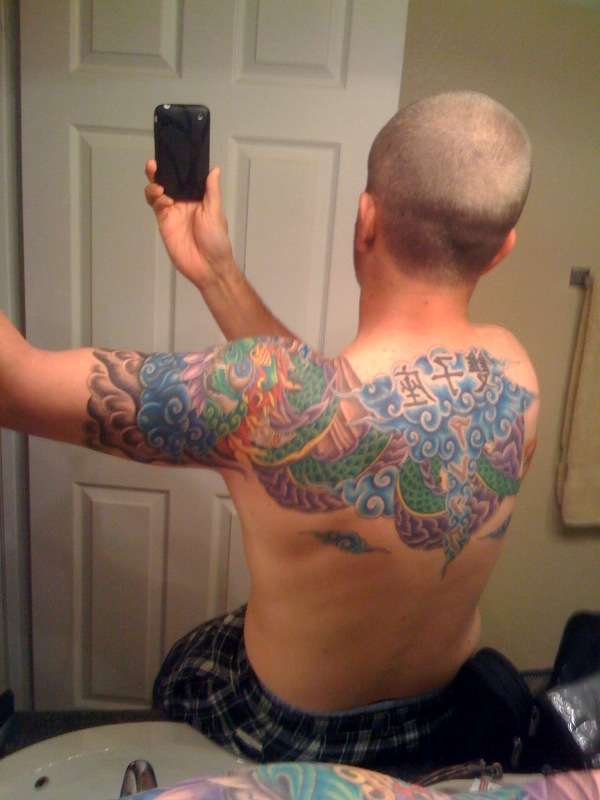 Final Picture of My Back tattoo