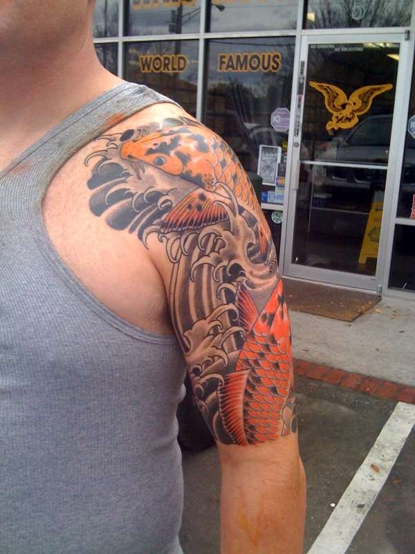 Koi sleeve 3 tattoo