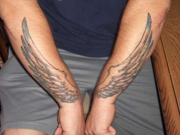 wings tattoo