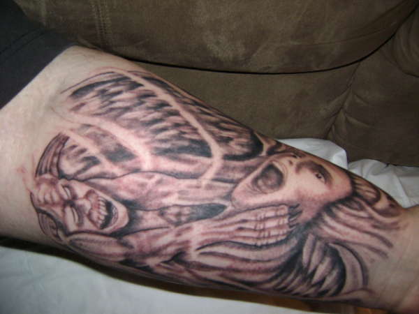 choked tattoo
