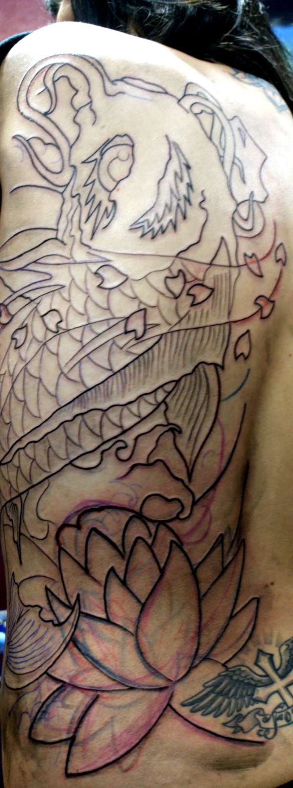 Outline tattoo