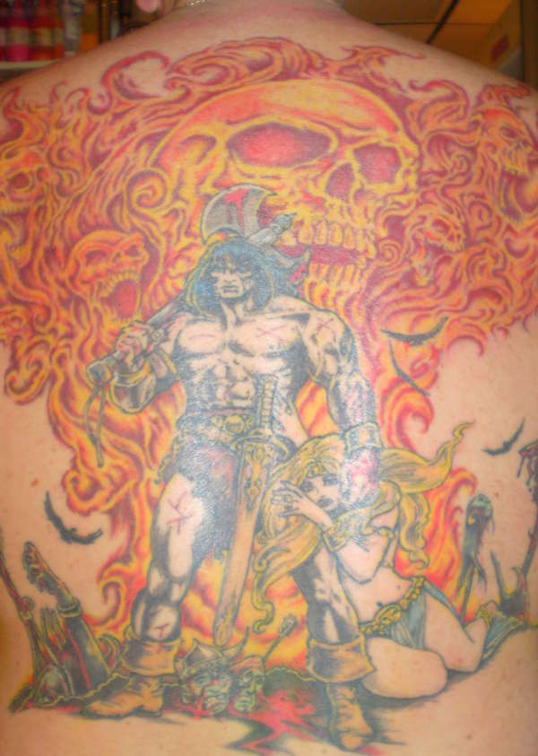 CONAN THE SAVAGE tattoo