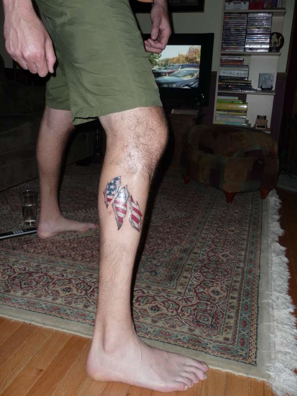 Flag Tribute TAT tattoo