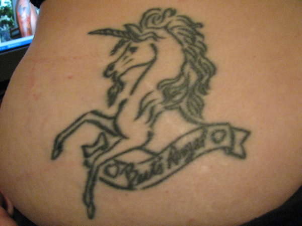 Unicorn tattoo