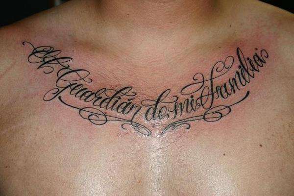 "El Guardian de mi Familia" tattoo