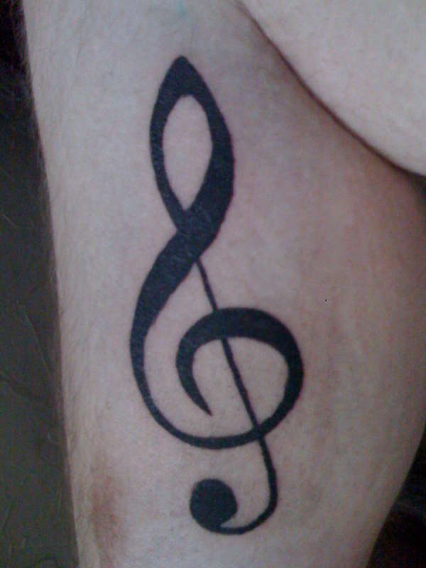 G Cleff tattoo