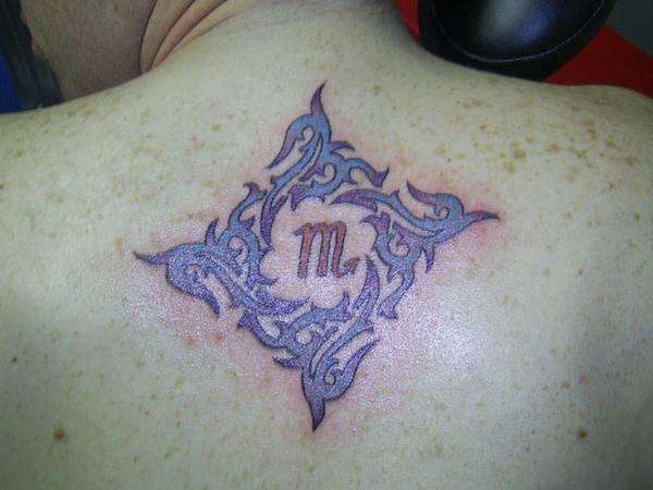Scorpio Back Starter tattoo