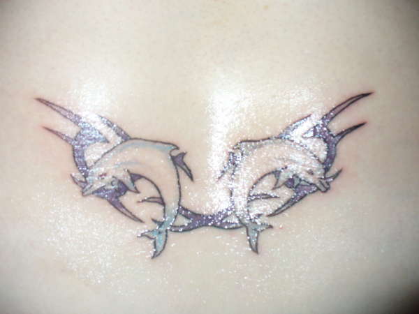 Wife's Lower Back tattoo