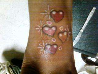Hearts tattoo