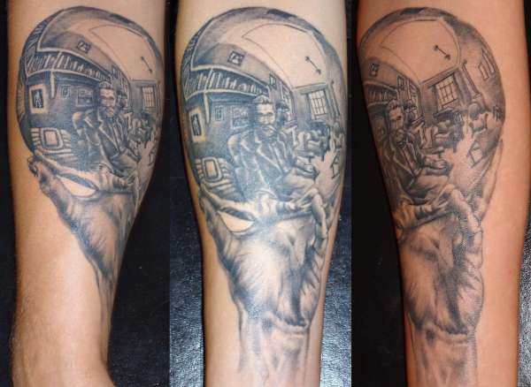 M.C. Escher tattoo