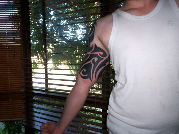 Tribal arm tattoo tattoo