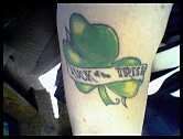 Luck of the Irish tattoo