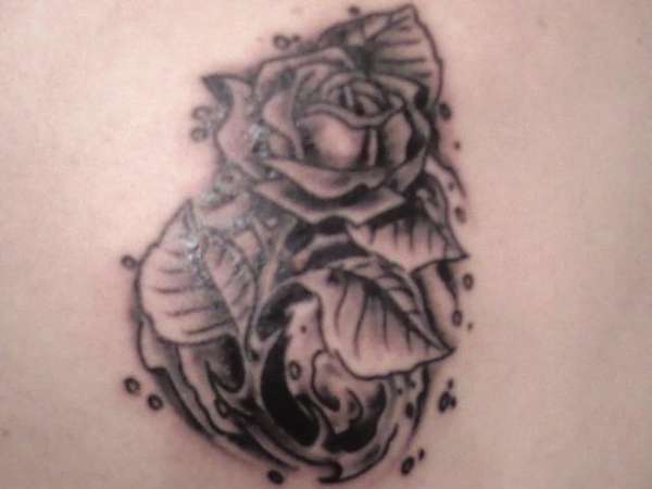 My second rose tattoo tattoo