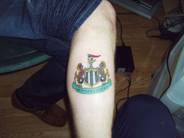 Newcastle Badge tattoo