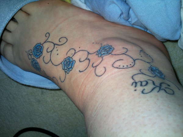 ankle tattoo tattoo