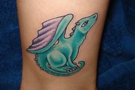 baby dragon tattoo