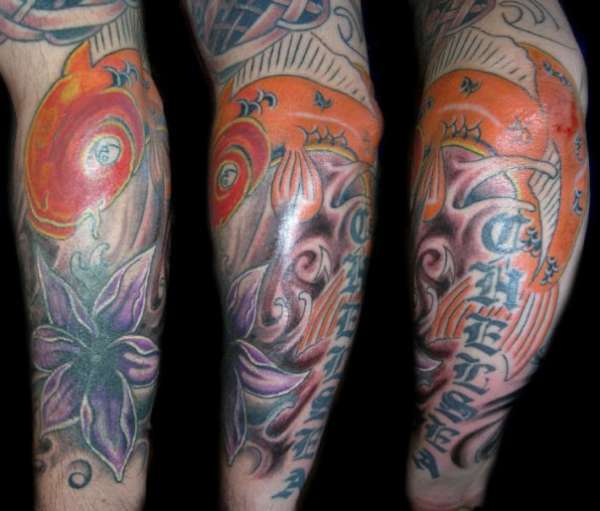 2nd Sit - arm cover up tattoo