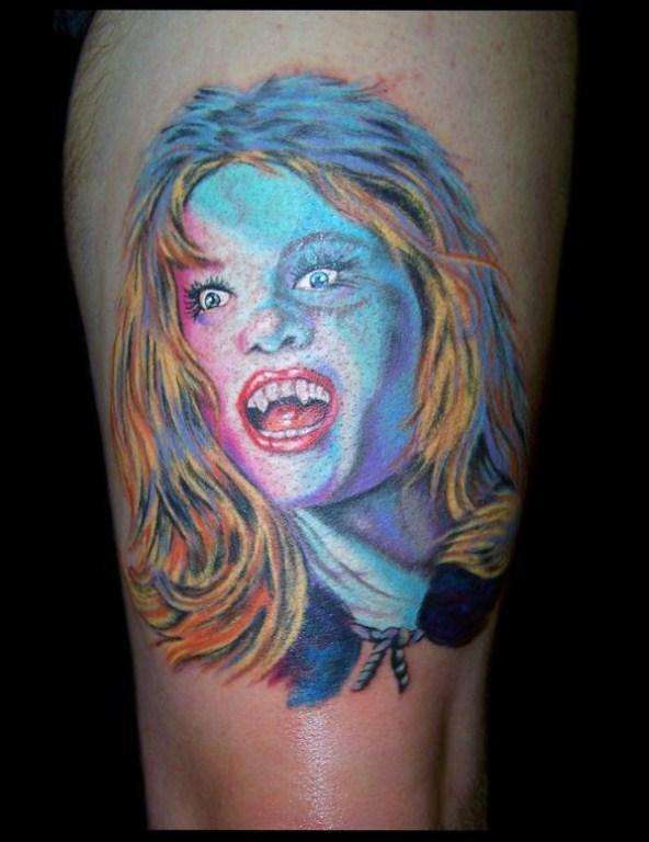 Female Vampire tattoo