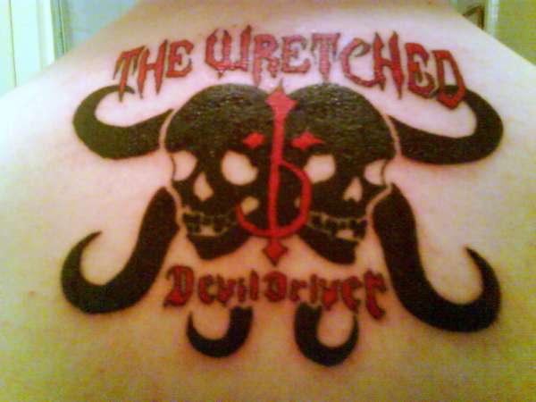 Devildriver wretched design tattoo