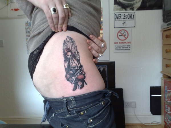 I Ain't No Angel tattoo