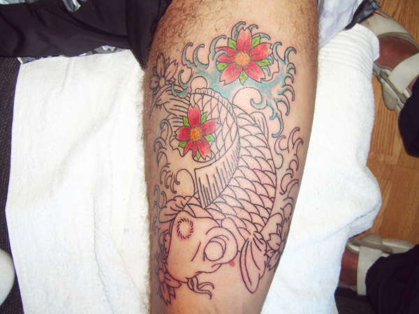 Koi stage 1 tattoo