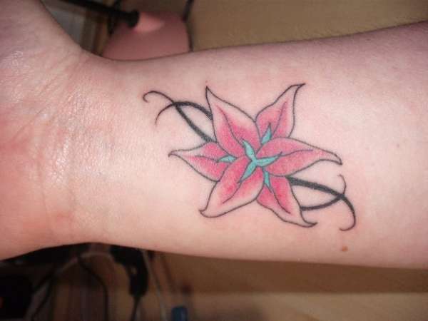 Tribal/Floral tattoo