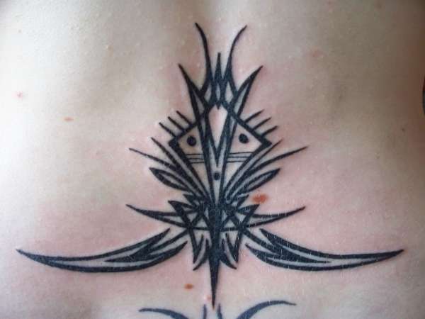 Tribal ZZ tattoo