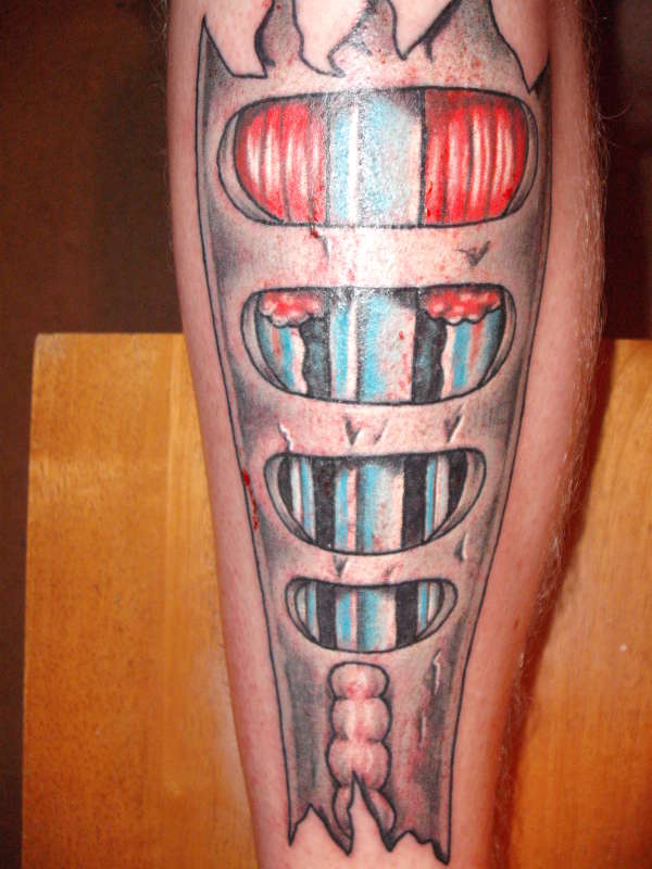 bio-mechanics  session 1 tattoo