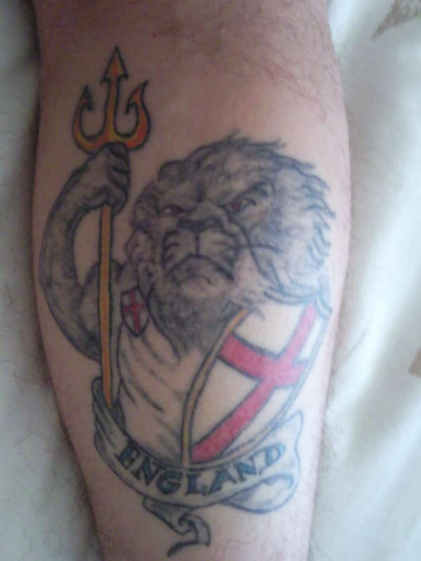 england lion tattoo