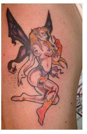 david boltt fairy tattoo