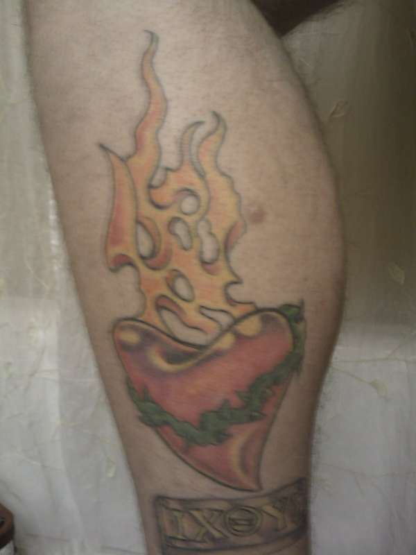 sacred heart tattoo