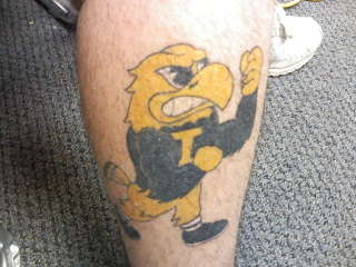 Go Hawks tattoo