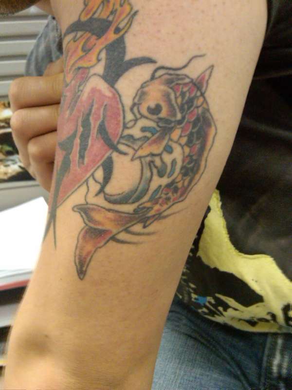 Pisces Koi Fish tattoo