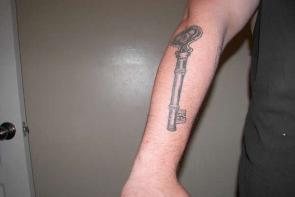 Skeleton Key tattoo