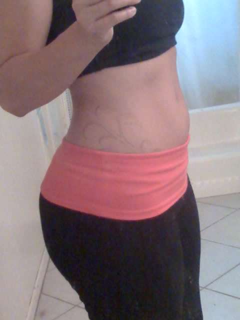 Very faint pic of the side shot of my tattoo/full back tattoo tattoo