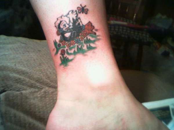flower after tattoo