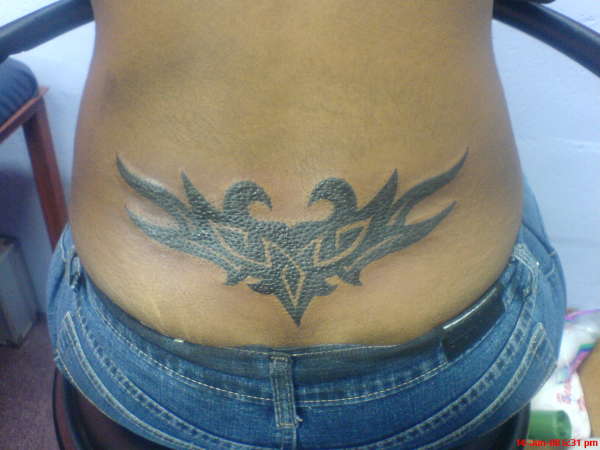 Lower Back Tribal 2 tattoo