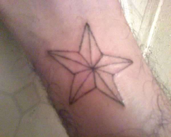 star ouline tattoo