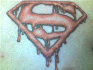 death of superman tattoo