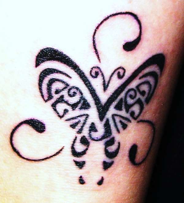 maori butterfly tattoo