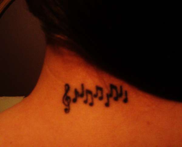notes tattoo