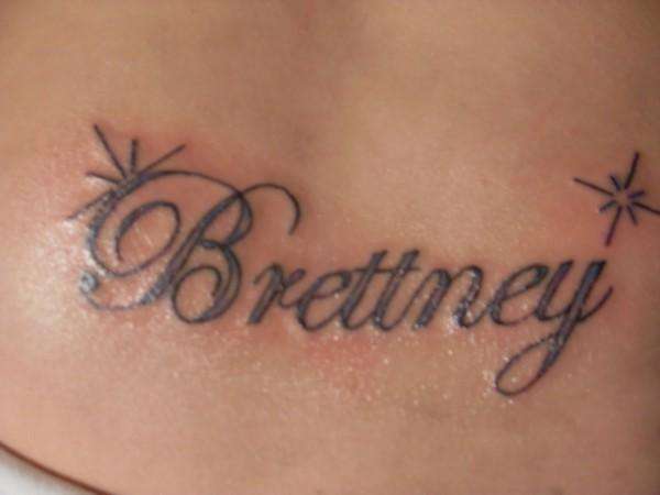 Brettney's Tramp Stamp tattoo