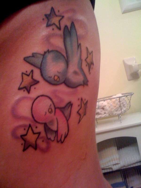 kurt halsey birds tattoo