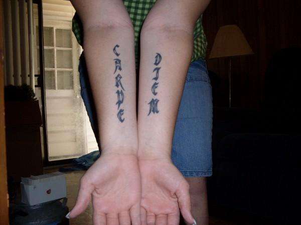 Carpe Diem tattoo