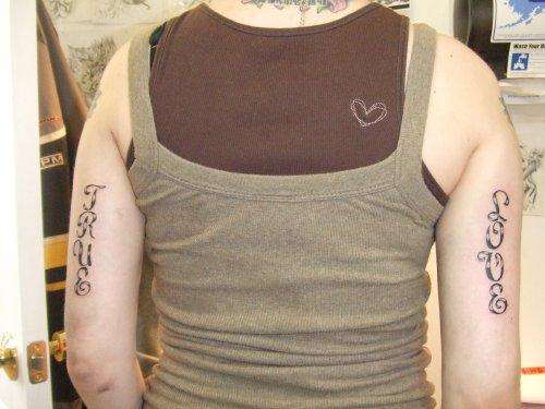True love tattoo