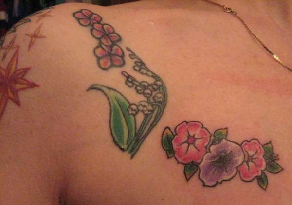 A few petunias tattoo