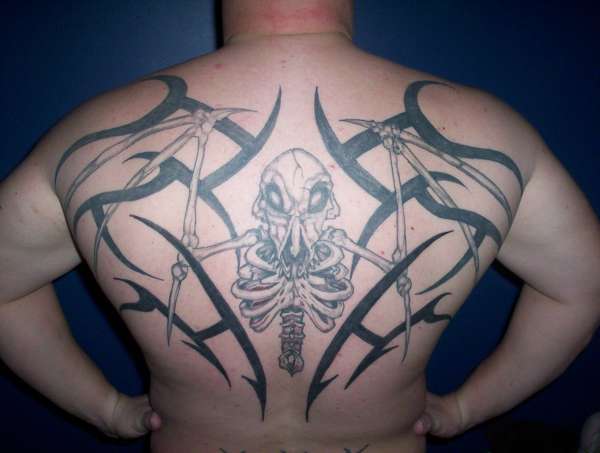 Flying tattoo