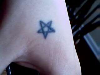 Just a star tattoo